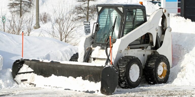 Commercial Snow Removal Skid Steer